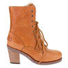 Shearling lace up boot