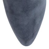 Grey 50 suede plexi heel boots
