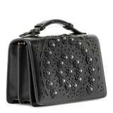 Franca small black flower bag