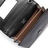 Franca small black flower bag