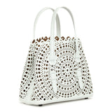 Mina mini white bag