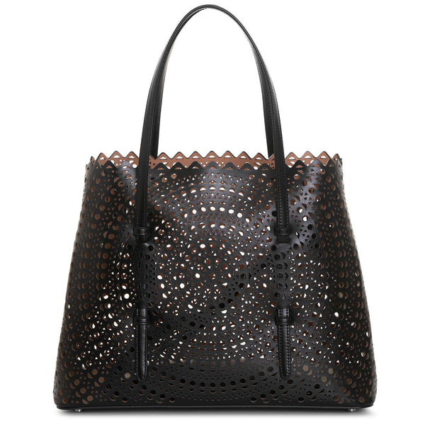 Mina 32 black tote bag