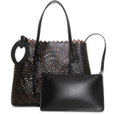 Mina 32 black tote bag