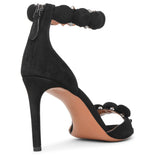Bombe 90 black suede sandals