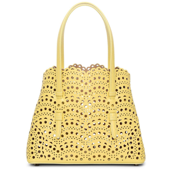 Mina Small yellow tote bag