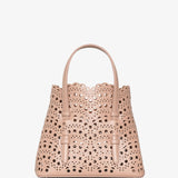 Mina 20 vienne vague beige leather tote bag