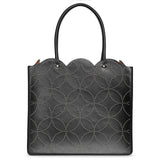 Garance 28 black studded tote bag