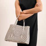 Mina 32 vienne circulaire perle tote bag