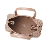 Mina 16 vienne vague beige leather tote bag
