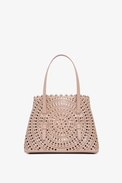 Mina 25 vienne circulaire beige tote bag