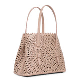 Mina 25 vienne circulaire beige tote bag