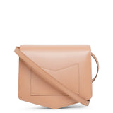 Le Papa beige box calf leather bag