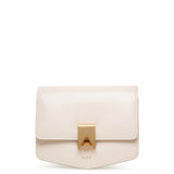 Le Papa Small ivory box calf leather bag