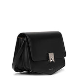 Le Papa medium black leather bag