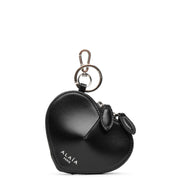 Le Coeur Mini black leather purse