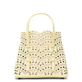 Mina 20 vienne vague yellow tote bag