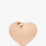 Le Coeur beige leather crossbody bag