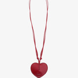 Le Coeur Cloche red leather