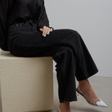 Coeur 55 white patent slingbacks
