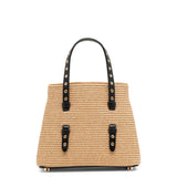 Mina 16 raffia tote bag