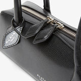 Le Teckel Small black leather bag