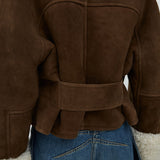 Shearling aviator jacket