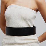 Flex leather belt