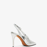 Mirror 90 slingbacks