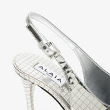 Mirror 90 slingbacks