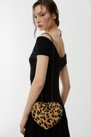 Le Coeur leopard crossbody bag