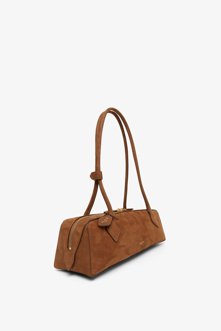 Le Teckel medium brown nubuck bag