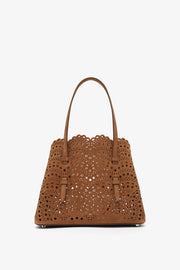 Mina 25 brown nubuck tote bag