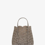 Mina 20 taupe leather tote bag