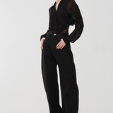 Georgette shirt bodysuit