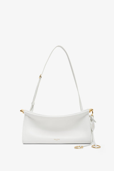 Le Click east west small white bag