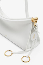 Le Click east west small white bag