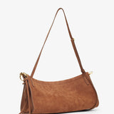 Le Click EW Medium brown nubuck leather bag