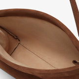 Le Click EW Medium brown nubuck leather bag