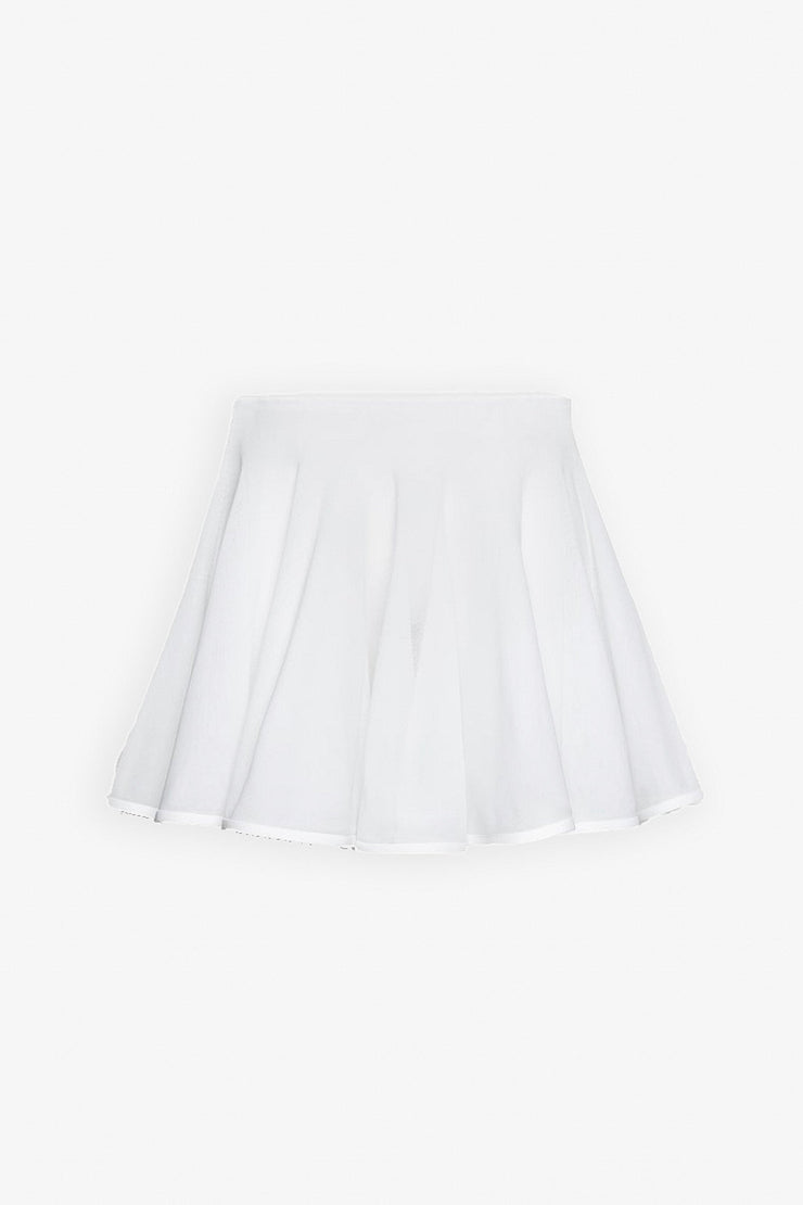 Skater white skirt