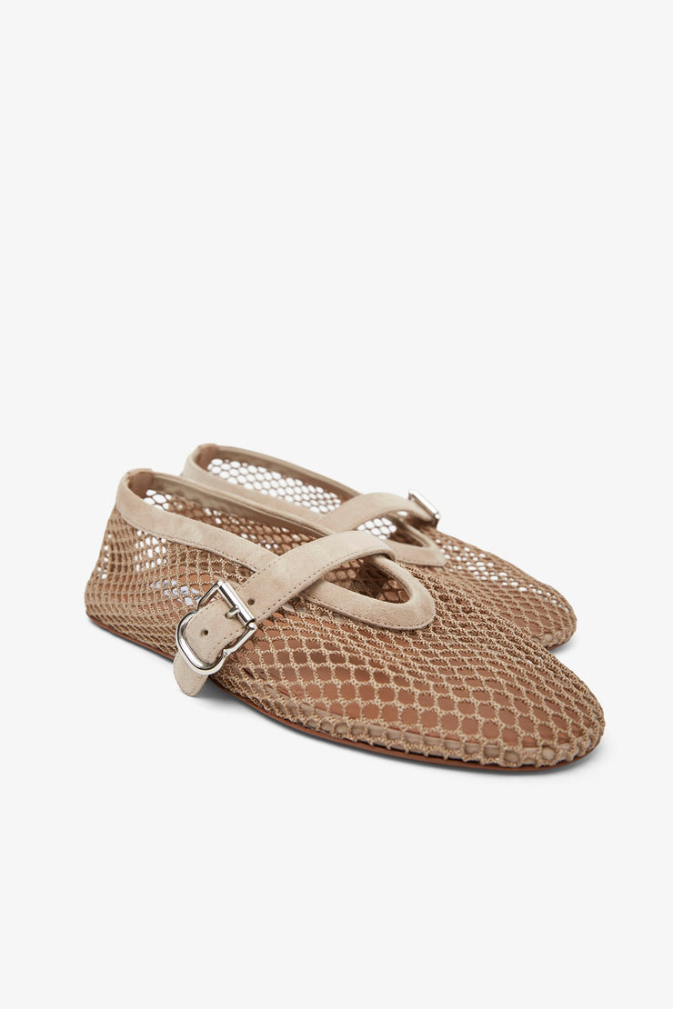 Grege mesh ballet flats