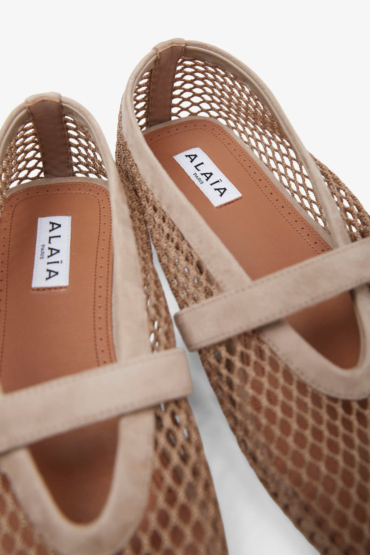 Grege mesh ballet flats