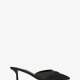 Black 55 mule pumps