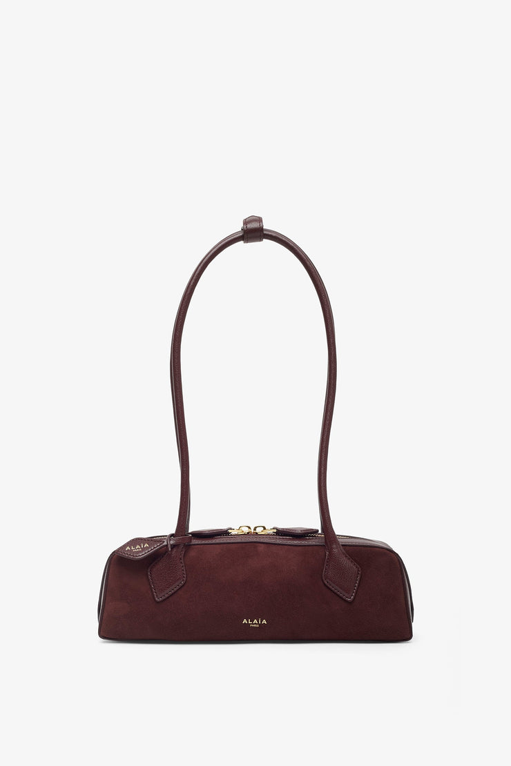 Le Teckel small dark red bag