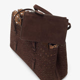 Mina 25 EW vienne vague brown tote bag