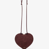 Le Coeur dark red crossbody bag