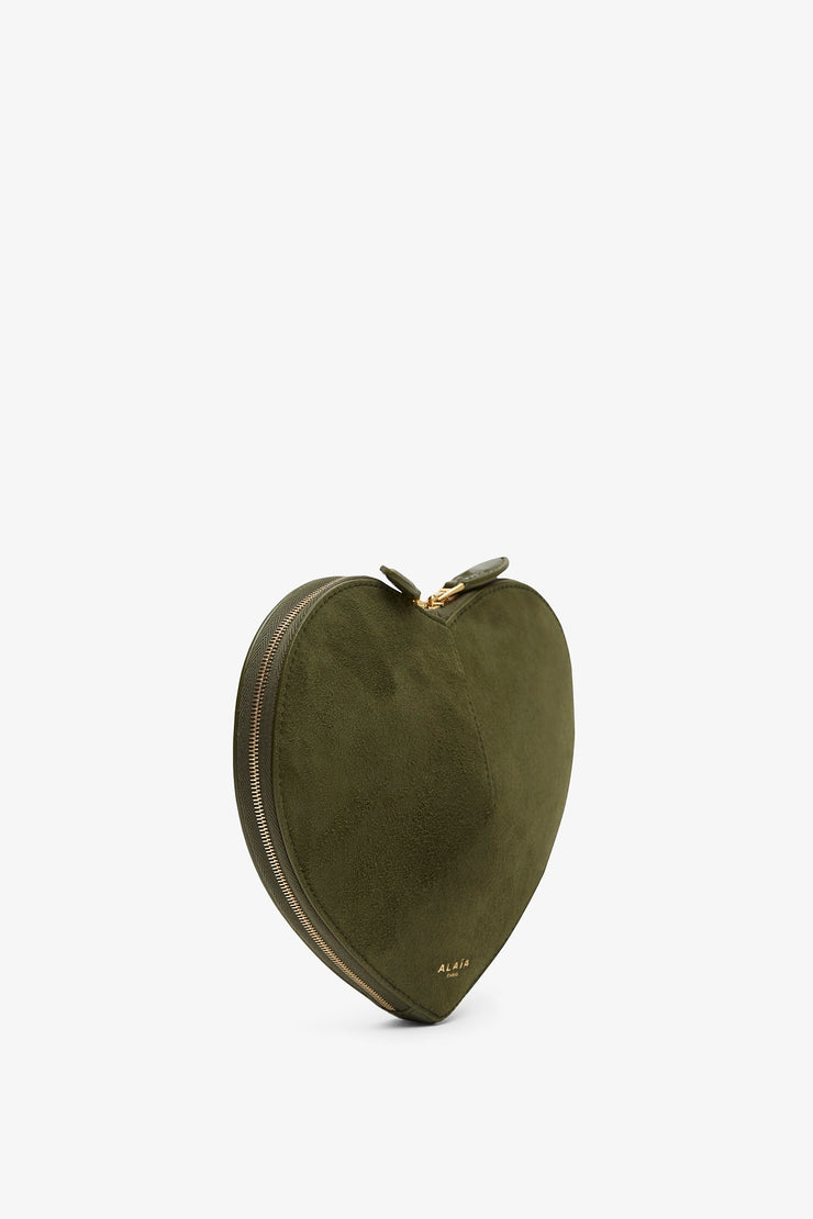 Le Coeur dark green crossbody bag