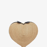 Le Coeur paper straw nature crossbody bag