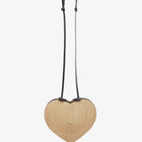 Le Coeur paper straw nature crossbody bag