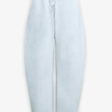 Low waist round jeans