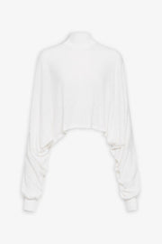 Batwing white jumper